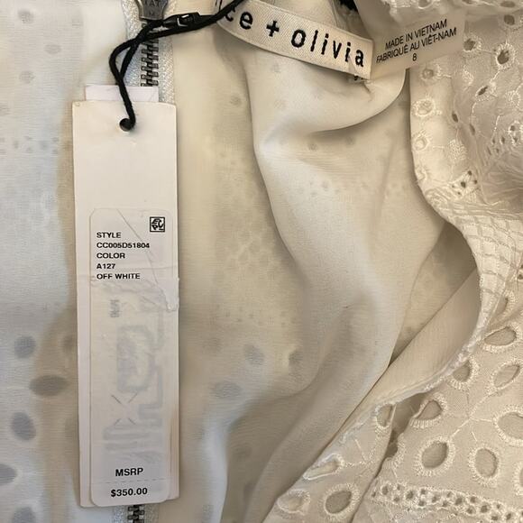 Alice and Olivia White Romper - Picture 3 of 4